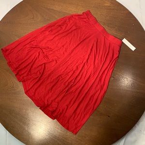 Red Knit skirt